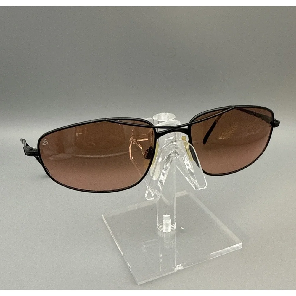 SERENGETI Velocity -6691 Titanium Sunglasses-Brown-Japan-Gradient Drivers- Rare